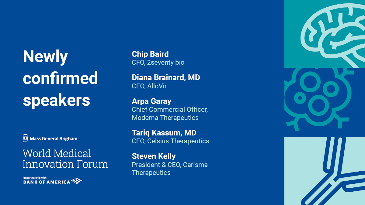 New speakers confirmed for #WMIF2023! 
Join leading C-suite executives and global thought leaders in the #biotech industry to hear what’s next in the fields of #brainhealth, #oncology, and #immunology &amp; #inflammation. 
Register today: bit.ly/413KsOp
