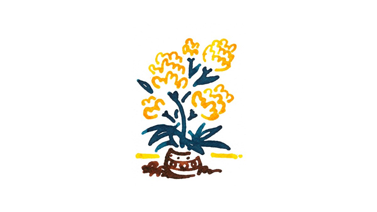 iancul's tweet photo. Four of the 500+ flowers from my short film, “A flower a day” 🌸 I've been drawing them for my partner every day for over three years 🌸 You can watch the film on my website, link in bio. https://t.co/daaNzY8FmI