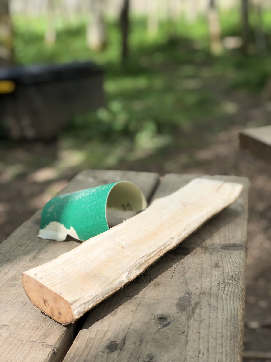 NatureUnltdScot's tweet photo. Creative session today, our high school lad decided he wanted to make a fishing rod store thingy. He enjoyed designing it, sourcing and prepping materials. Lots of hands on learning.
#wellbeingforteens#woodlandwellbeing #woodsforwellbeing #creatingcommunity #connection https://t.co/OYXtJ4kwIK