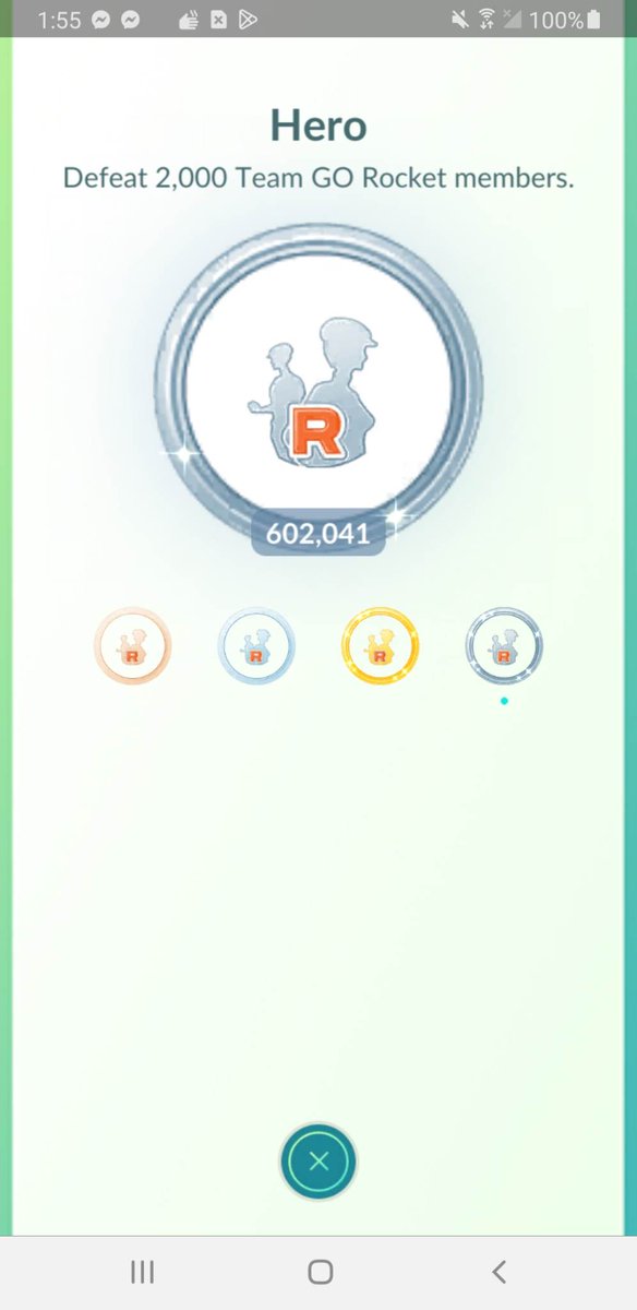 I dislike uncrisp numbers but I did make it over the 600k mark. Wished I could have remembered 600k even not 602,041! Maybe I'll get 700k exactly haha #RideorDie #Rocketbattles #Grunts #crispnumbers #PokemongoApp #pokemongoRideorDie