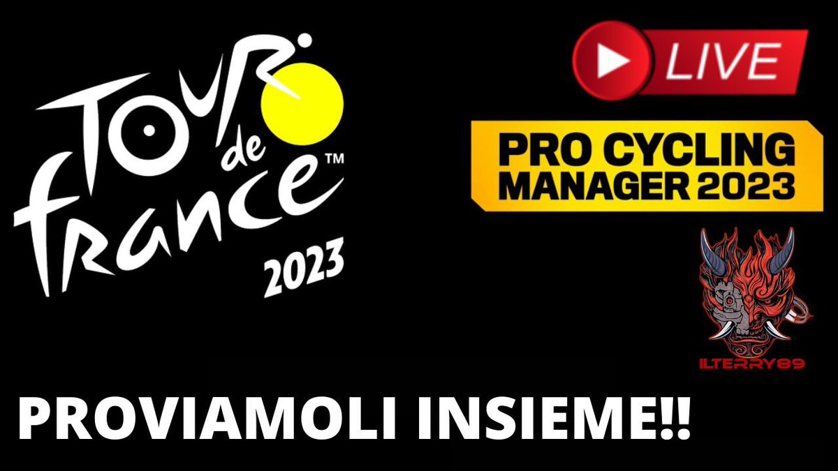 Super annuncio!!

Domani sera ore 20:00 sul mio canale YouTube avrò la possibilità di giocare in diretta a #PCM2023 e a #TDF2023 per un’ora ciascuno!! Non mancate!!

Un grazie enorme a @CyanideStudio e @Nacon per l’opportunità!!