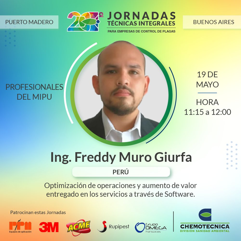 Que orgullo poder contar con disertantes internacionales!
En este caso nos visita Jorge Morales desde Chile y Freddy Muro Giurfa desde Perú!!
.
.
Recuerden que este año el ingreso es por Alicia Moreau de Justo al 1300, auditorio San Agustin!

Los esperamos!