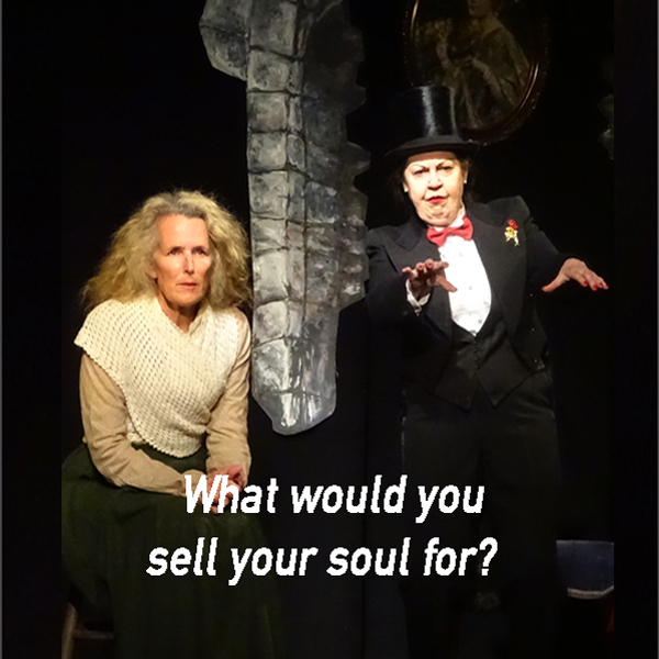 Witch by Jen Silverman. Ends May 20 at Theatre Inconnu. "great choice for an evening out" Nexus, Victoria. "plenty of fun, well worth seeing" John Threlfall, reviewer, Victoria. theatreinconnu.com/2022/12/witch/