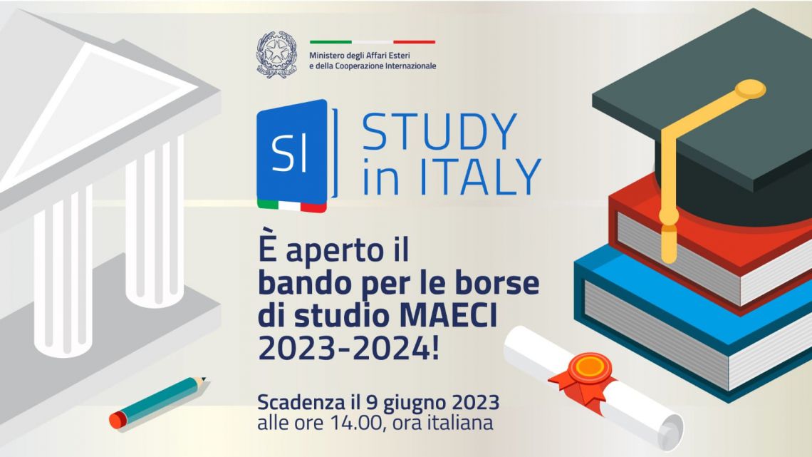#StudyInItaly: está aberto o edital para inscrições para bolsas de estudo oferecidas pelo governo 🇮🇹 a estudantes residentes no exterior para o ano acadêmico 2023-2024. 
⚠️Prazo: 9.06.2023, 14h (horário da Itália)
<a href="/ItalyMFA_int/">Italy MFA</a> 

➡️ambbrasilia.esteri.it/pt/news/dall_a…