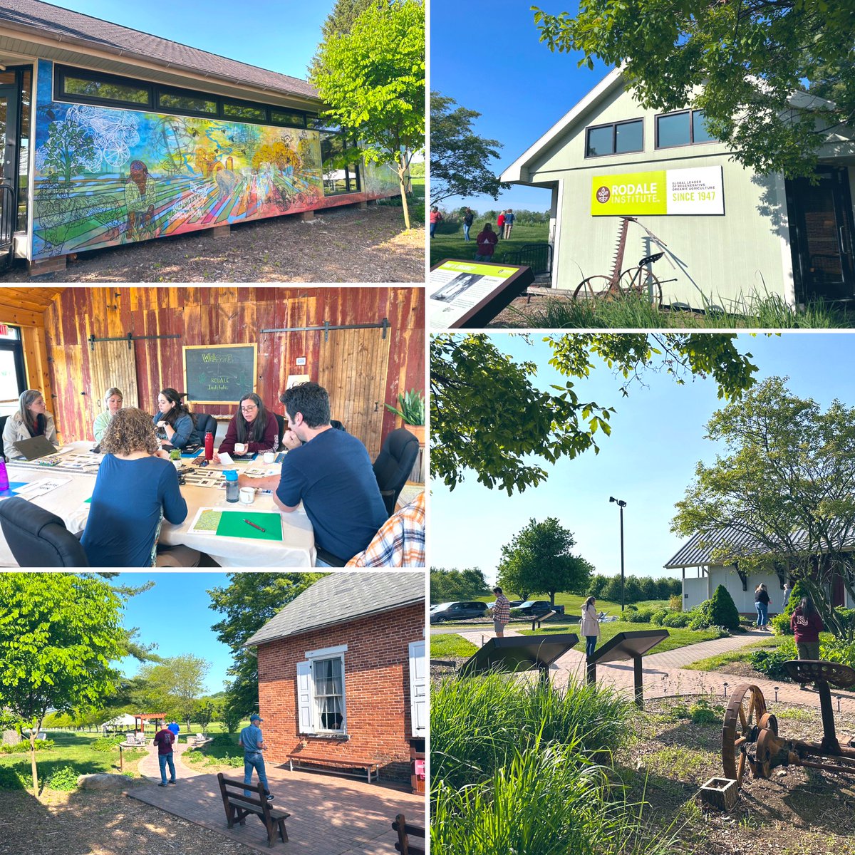 BerksStem's tweet photo. A beautiful day to learn with the @RodaleInstitute farmers, researchers, and educators. Thank you for hosting our MWEE workshop! #BerksSTEM #STEMinPA https://t.co/YZNtThEzDo