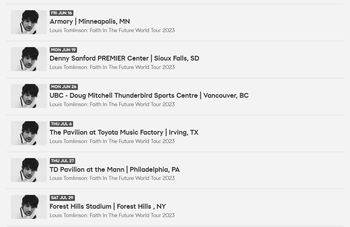 “Concert Week Live Nation”  
- Tickets in certain sectors are only $25
GET YOUR TICKETS: livenation.com/promotion/conc…