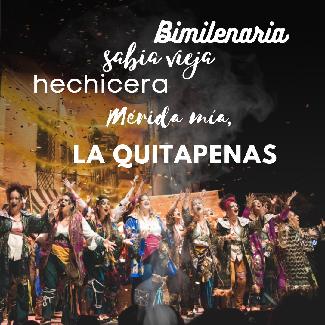 🪬🔮Merida mía, dime cuál es el conjuro, que yo no vivo si no estoy a tu vera… 

La quitapenas tienes una cita el próximo 20 de mayo, en ifeme, en el Carnaval de Primavera de <a href="/ElCorodeMerida/">ElCorodeMérida</a>