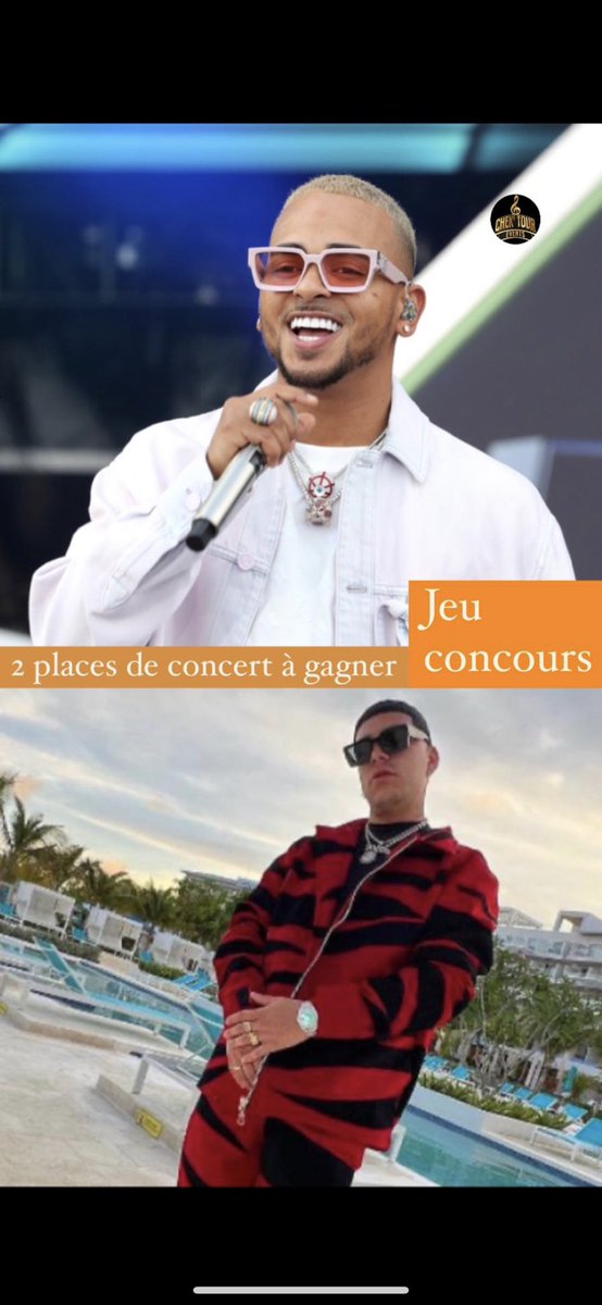 ChekTour's tweet image. Nous vous faisons gagner deux places , tout se passe sur le compte insta CHEKTOUREVENTSFRANCE