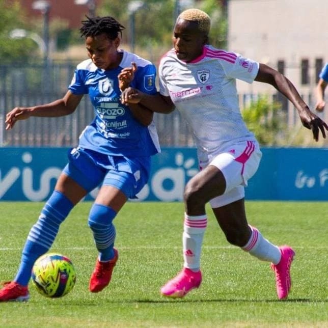 oluchitobex's tweet photo. It is the turn of Super Falcons @CharityAdule , her performance against Sporting Huelva few days ago was enough to earn her the Most Valuable player on the pitch in Spain. The ladies are sending warning signals all over the world. @OlayinkaOlawol6 @madu_ndidi https://t.co/R0KNa84Dlh