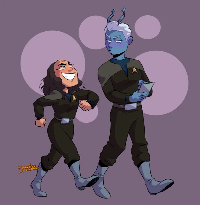 OC Commission for @/startrekrenegades on Tumblr! #startrek