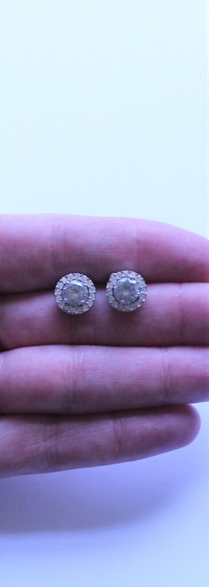 Nadri Crystal Round Framed Halo Silver Tone Stud Earrings ebay.com/itm/3145828416… #eBay <a href="/eBay/">eBay</a> #giftideas #jewelry #shopsmall #smallbiz #retailtherapy #onlineshopping #Nardi #earrings