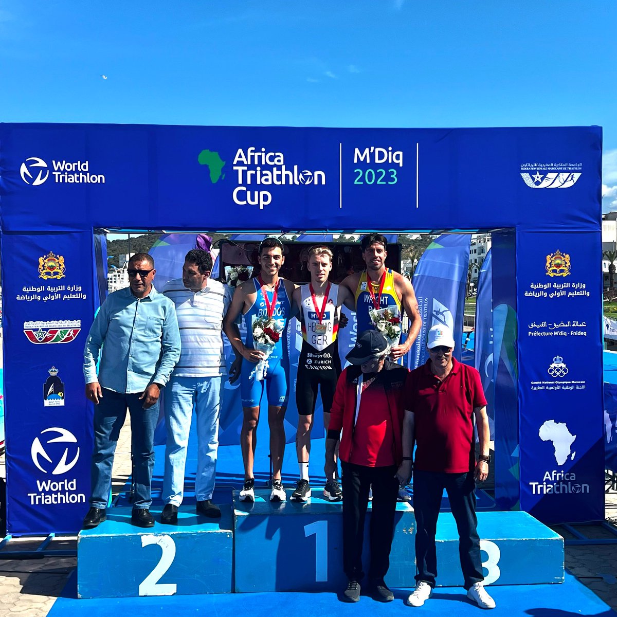 Back to back podiums 🥉🥉🔥🙌🏼😎. Birthday weekend celebrated a little differently 🥳. 3rd @worldtriathlon M’Diq African Cup on Sunday, climbing the World ranking and big Olympic points gained. Racing again Friday morning in Egypt, no rest for the wicked 🇧🇧💥 @Olympicbb @CES_Sport