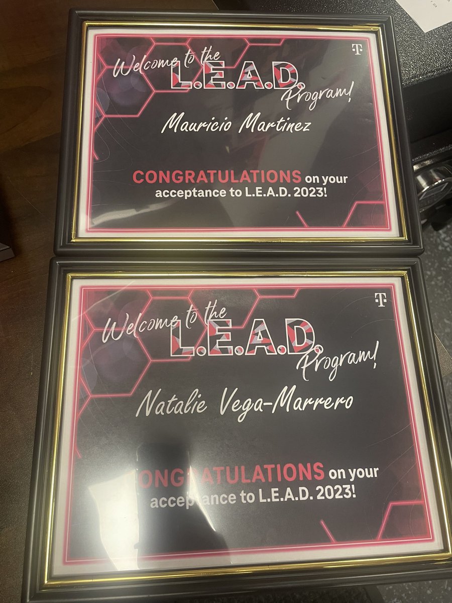 We officially have 2 LEAD acceptances at #TeamDiberville! Congratulations to these 2 who bring great attitudes daily, work hard, and #lead by example! Can’t wait to see where #LEAD takes y’all!🎉