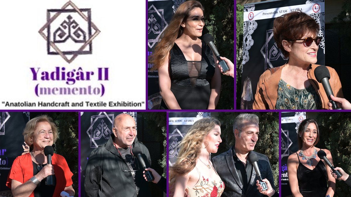 Bionic Buzz® (@bionicbuzz) on Twitter photo Yadigâr "memento" fundraising event that benefitted <a href="/Atasc/">ATASC</a> featuring #celebrityinterviews with <a href="/carolynhennesy/">Carolyn Hennesy</a> <a href="/GolsaSarabi/">Golsa Sarabi</a> <a href="/DustinQuickFem/">Dustin Quick</a> & more. The event featured textile arts & crafts from the area of #Turkey recently devastated by the #earthquake:
youtu.be/5gjvI07T4so Yadigâr "memento" fundraising event that benefitted <a href="/Atasc/">ATASC</a> featuring #celebrityinterviews with <a href="/carolynhennesy/">Carolyn Hennesy</a> <a href="/GolsaSarabi/">Golsa Sarabi</a> <a href="/DustinQuickFem/">Dustin Quick</a> & more. The event featured textile arts & crafts from the area of #Turkey recently devastated by the #earthquake:
youtu.be/5gjvI07T4so