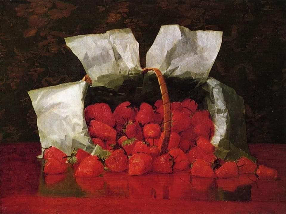 Strawberry Fields Forever, 1889

 🖌 William Joseph McCloskey

#ArtLovers #ArteYArt #Artwit #ArtePerLArte @LunaLeso @angelicadisogno @Asamsakti @Asamsakti @artmajcar @LuciaTassan @_die_Uta_ @ValerioLivia @BrindusaB1 @dianadep1 @LuisaM56_ @albertopetro2 @PasqualeTotaro @isidemoni