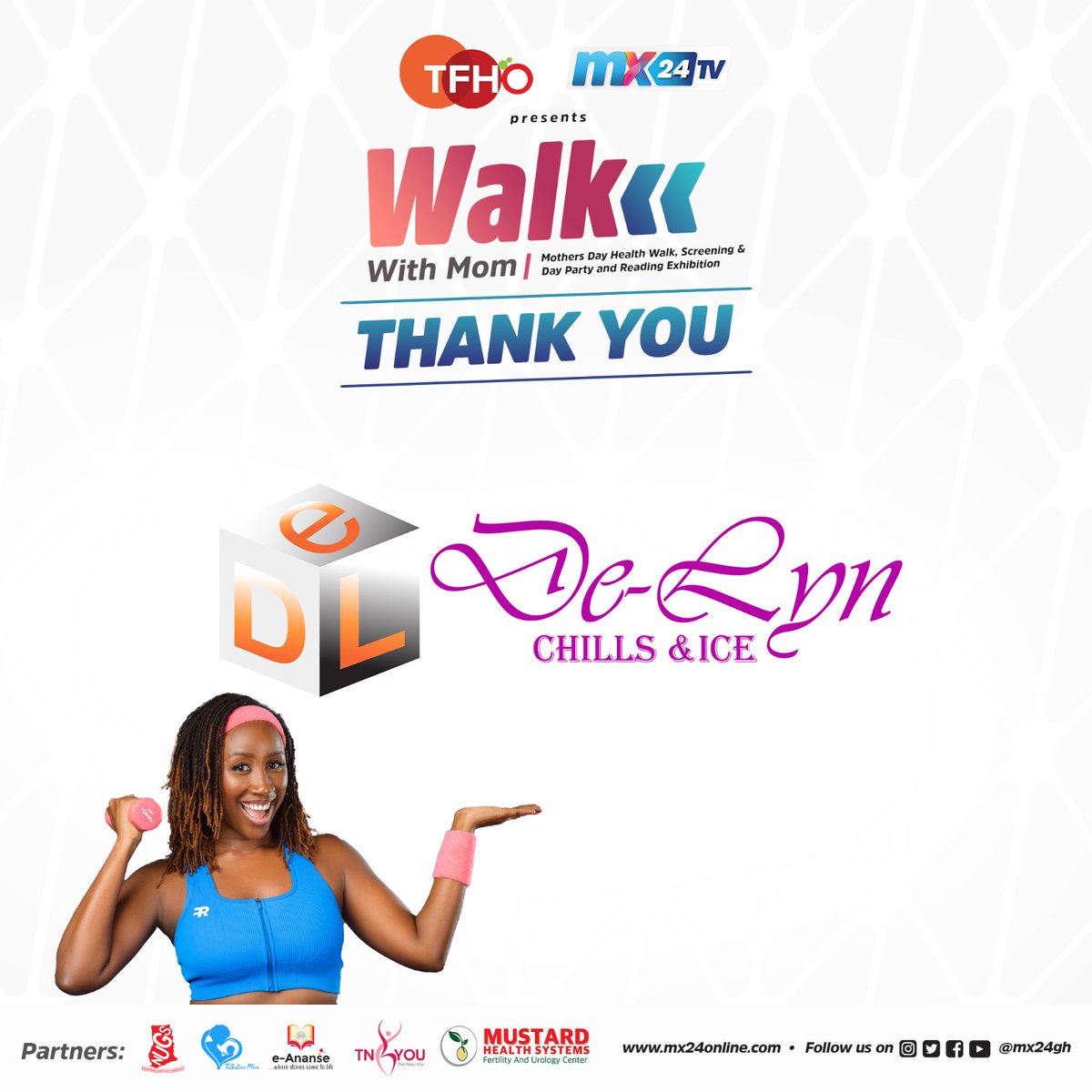 mx24gh's tweet photo. We would like to say a massive THANK YOU to our amazing vendors for making the #WalkwithMom event possible. We appreciate you!
#mx24gh #funfearlessfactual #TFHO #MothersDaywithMX24 https://t.co/JMqwFOunH1