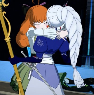 OFWINTERMAIDEN's tweet image. “Happy birthday to Weiss!!! As my gift I will now smooch every Weiss that interacts with this! 💚”