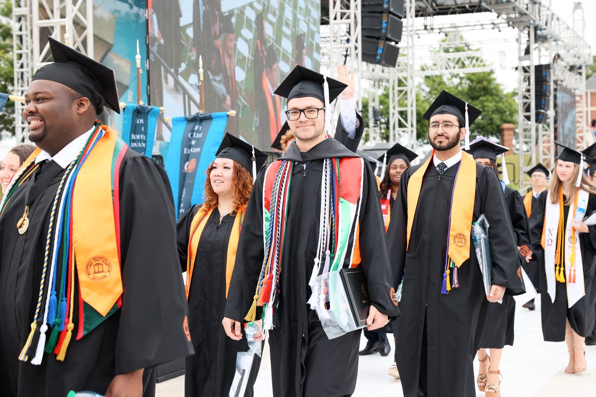 MercerYou's tweet photo. Five Star Stadium was filled with love, ambition and pride this morning during our final commencement on the Macon campus. Our #ClassOf2023 is ready to change the world, and we canโt wait to see it! #Mercer2023 https://t.co/dOKwgn9NKp