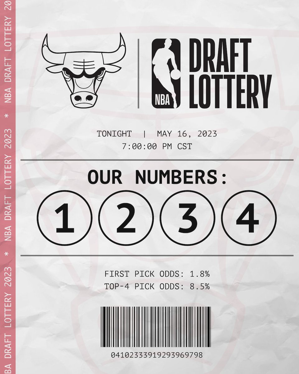 chicagobulls's tweet image. Tonight is the NBA Draft Lottery!
RT for good luck 🙏