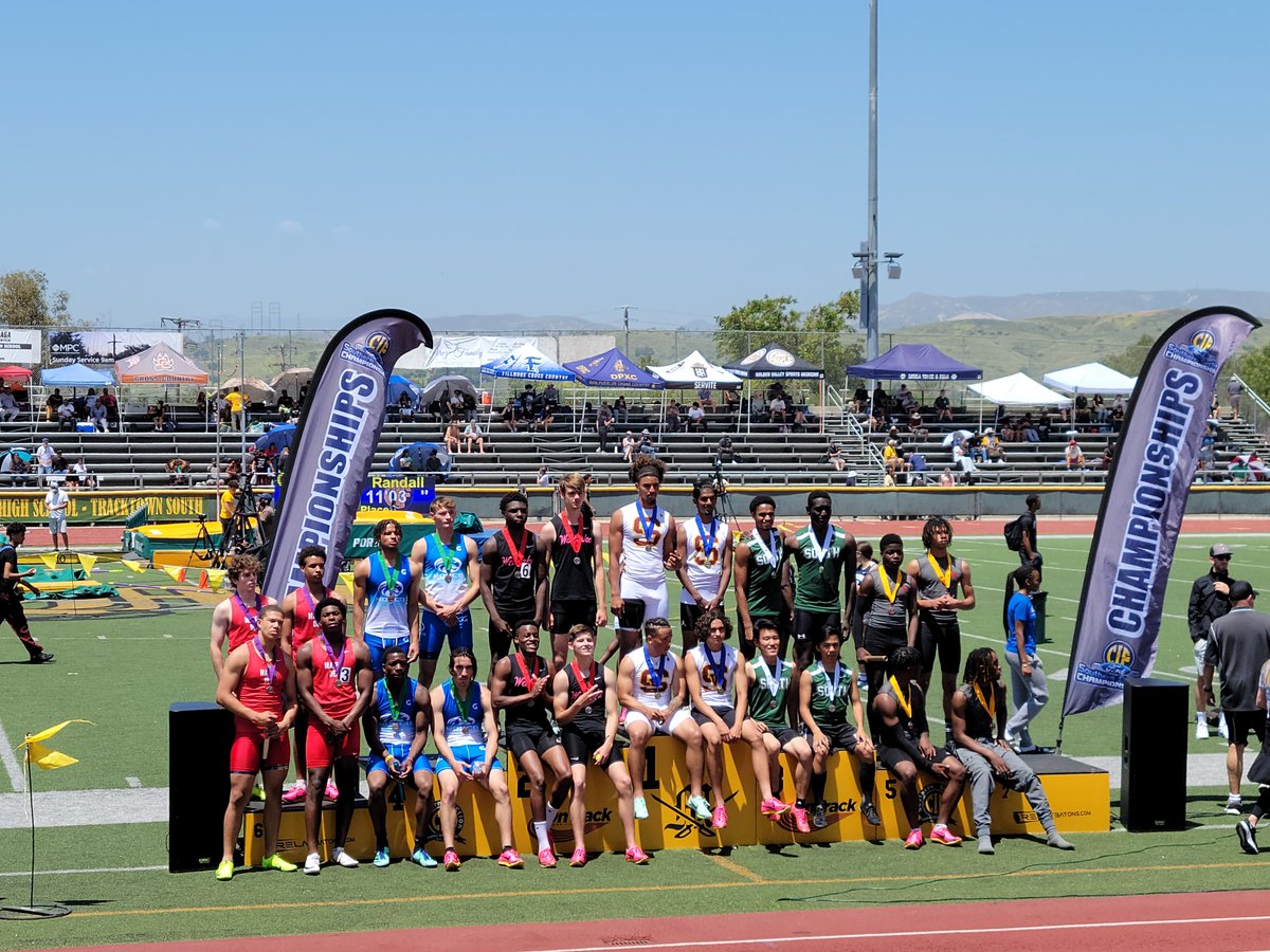Shoutout to the Track & Field athletes that competed at CIF! Daveyon Gayton got 5th place for boys Div 2 discus & he is the new record holder at Rancho for boy’s discus. For the Boys 4x100, we got 5th place for Div 2 (Jarius Midgett, Tristan Hall, Kameron Grattan, & Dylan Riley)