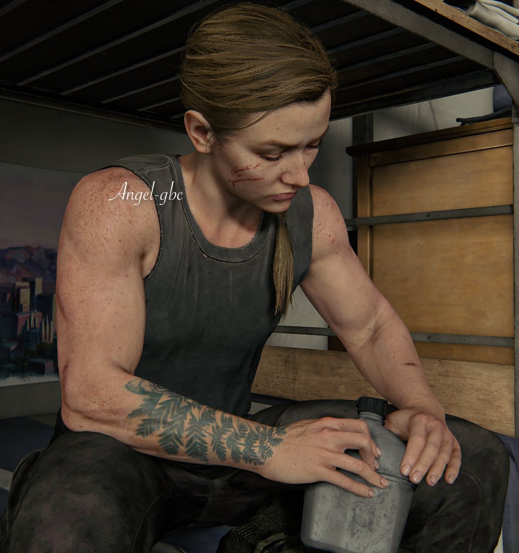 Angel 🕷️ on X: Abby with Ellie's Tattoo - The Last of Us Part II   / X