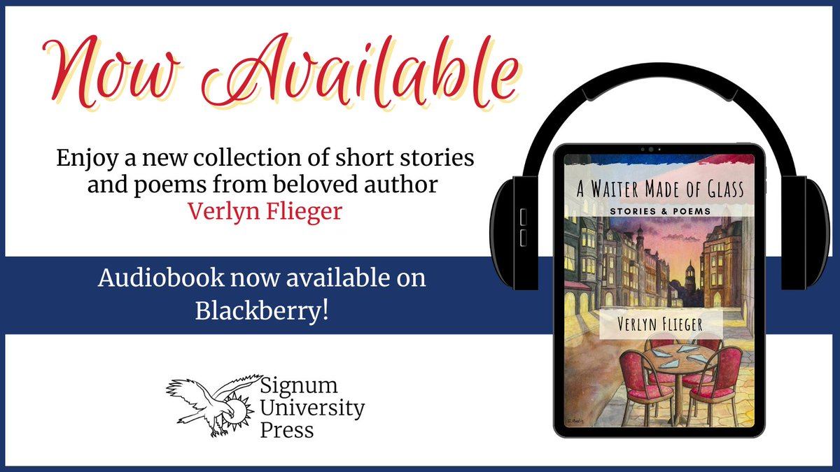 The audiobook of A WAITER MADE OF GLASS is now available!

Download today for new short stories and evocative poetry in this new volume by the wonderful Prof. Verlyn Flieger!
blackberry.signumuniversity.org/press/work/wai…

#audiobook