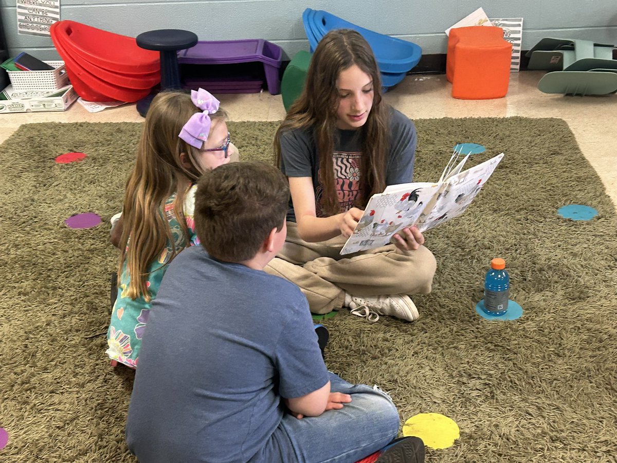 Thank you to the middle schoolers for sharing their books with us today!