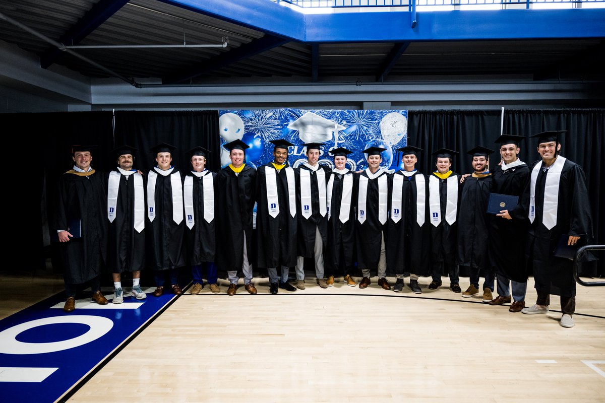 DukeMLAX's tweet photo. Traded in the Duke uniform for a cap and gown for the day 💙

Congratulations, grads! 🎉

#GoDuke x #ForeverDuke https://t.co/EVl54rPQWR