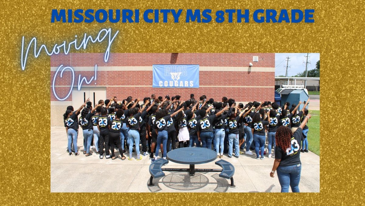 Missouri City Middle School on Twitter "It's so hard to say "Goodbye‼️
