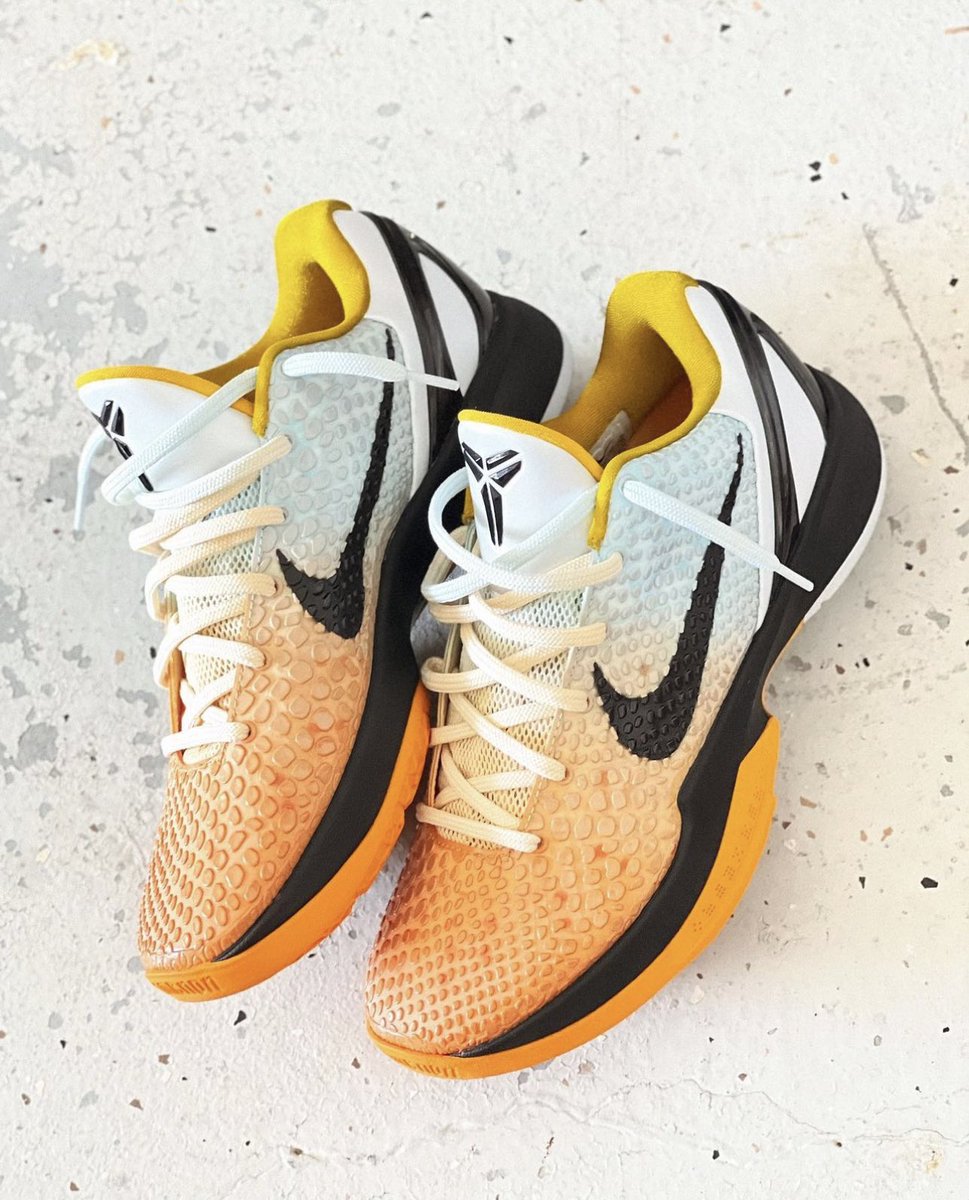 nicekicks's tweet photo. “Reverse Sunset” @DeMar_DeRozan Custom Kobe 6’s 💫 https://t.co/zY7X5aJjnJ