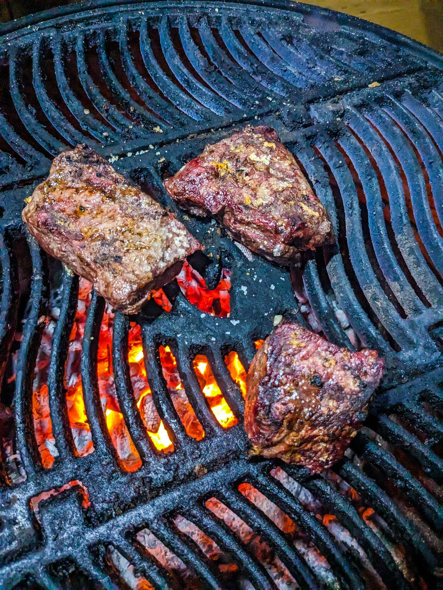 Nathan (@kungfubbq) on Twitter photo Fancy a steak?
Couple of flat iron steaks from <a href="/Swaledalefoods/">Swaledale Butchers</a> along with a small bit of fillet for the kids from our local butcher
Quick and easy cook. Good value flat iron steaks but loads of flavour. Fancy a steak?
Couple of flat iron steaks from <a href="/Swaledalefoods/">Swaledale Butchers</a> along with a small bit of fillet for the kids from our local butcher
Quick and easy cook. Good value flat iron steaks but loads of flavour.