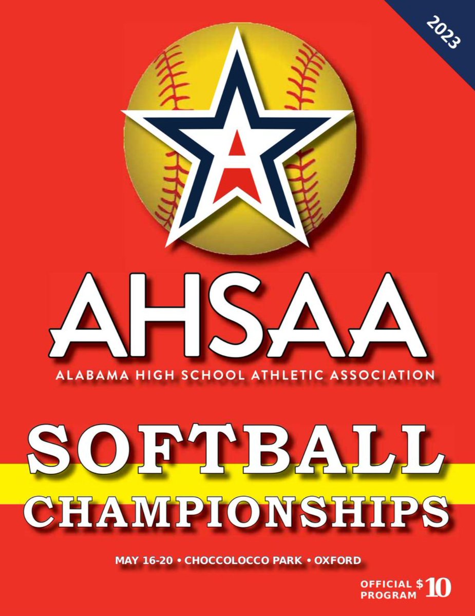 AHSAAUpdates's tweet image. The State Baseball &amp;amp; Softball Championships are happening this week in Oxford and Jacksonville. Have all the rosters, game information, and brackets you need to keep up with all the action by downloading the official digital program.
Printed programs will be available starting…