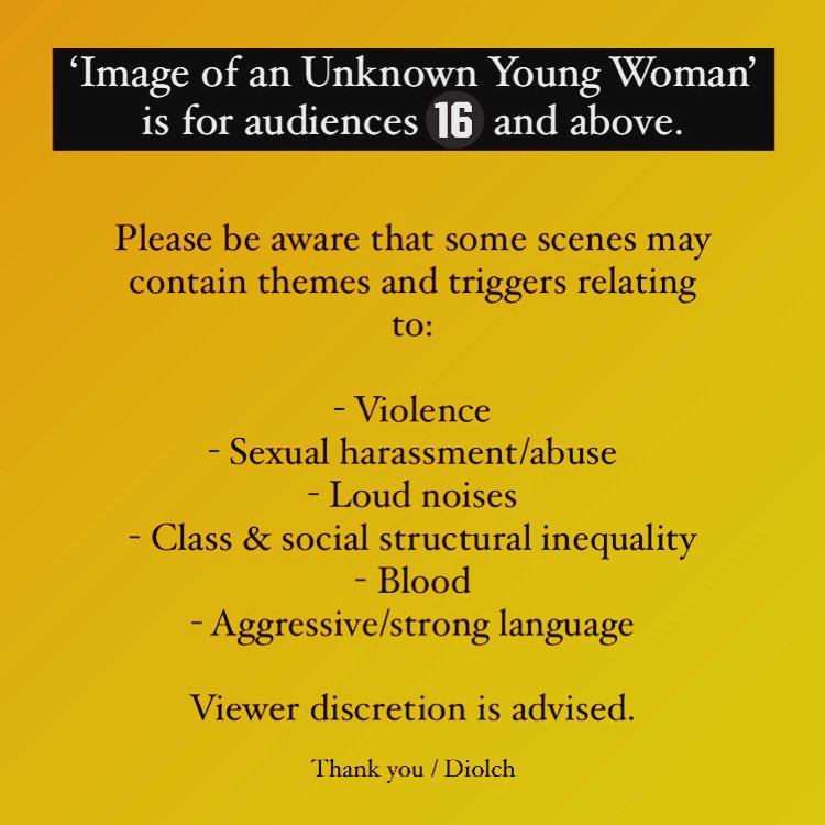 ⚠️ Please be aware that some scenes may contain themes and triggers relating to: