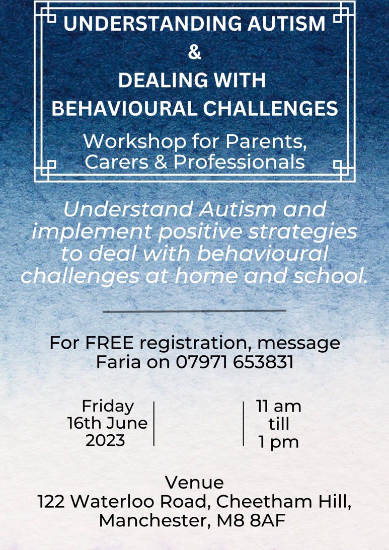lisaJForshaw's tweet photo. Please RT @AzraCreations you are incredible ❤️ #Autismawareness #autismworkshop #freeworkshop https://t.co/GUQleKTnHL