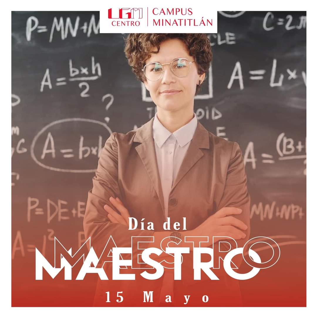 UgmMinainfo's tweet photo. 📌 𝟭𝟱 𝗱𝗲 M𝗮𝘆𝗼
𝗗𝗶́𝗮 𝗱𝗲𝗹 𝗺𝗮𝗲𝘀𝘁𝗿𝗼 🍎

"Enseñar es escribir en el corazón de un niño, es dejar huella en la vida de una persona".

#UGMMinatitlán agradece a todos los docentes que conforman esta gran casa de estudios 🐬

Felicidades😍!! https://t.co/nUuvu2LEae