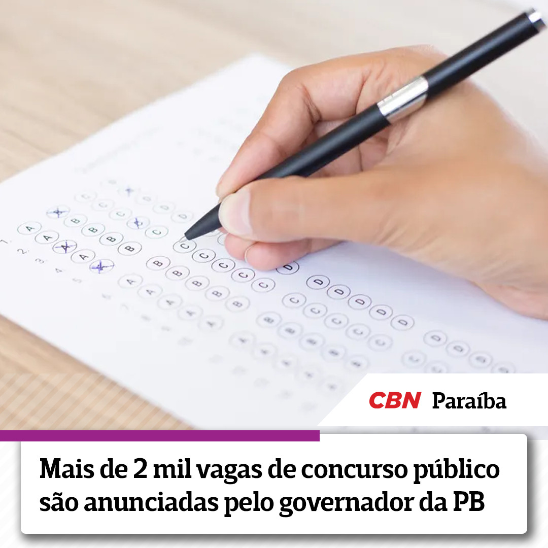 O Governador João Azevêdo anunciou mais de 2,3 mil vagas em concursos públicos... instagram.com/p/CsRjM8OJ-4a