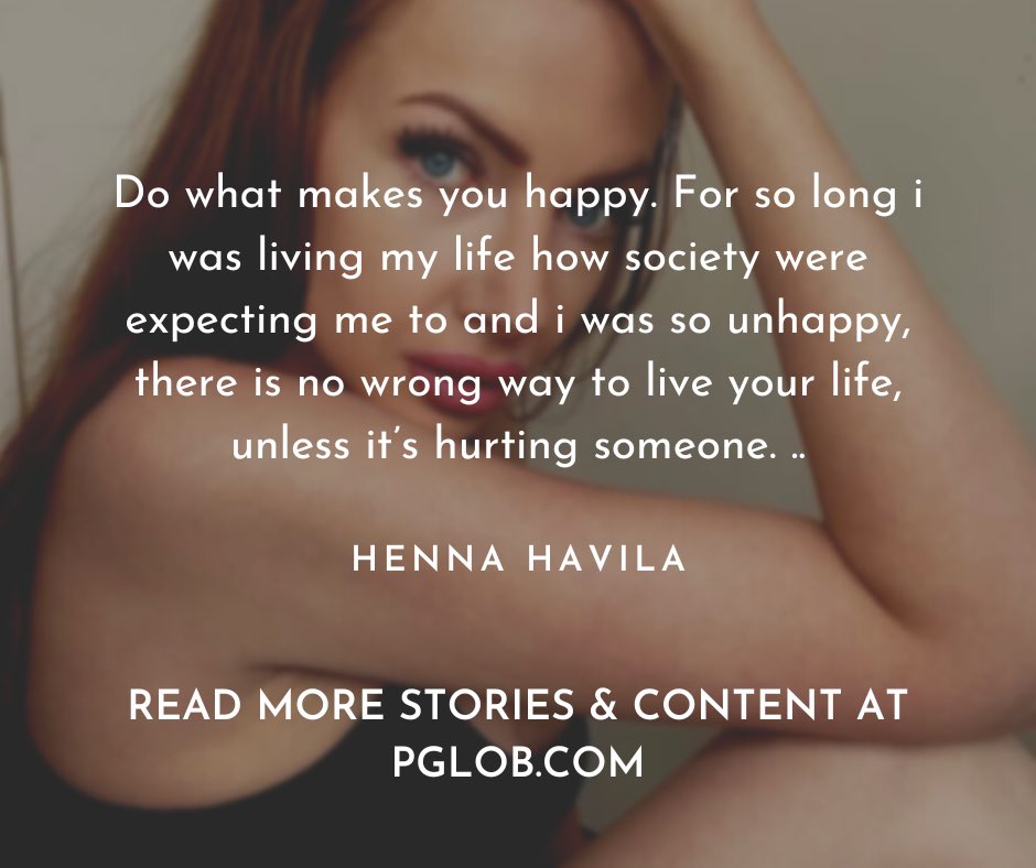 pglobally27's tweet photo. Do what makes you happy. For so long i was living my life how society were expecting me to and i was so unhappy, there is no wrong way to live your life, unless it’s hurting someone. https://t.co/3R5sfKxpp5