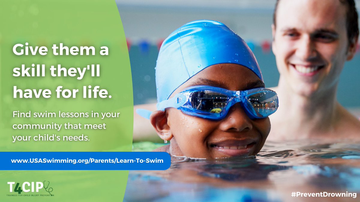 Learning to swim is one of the most effective ways to #PreventDrowning! Find swim lessons near you usaswimming.org/Parents/Learn-…