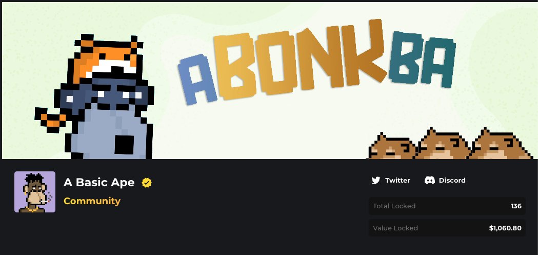 Got #aboba? Get $BONK 🫡

Receive $BONK when you stake A Basic Ape &amp; Mutant Ape NFTs:

anybodies.com/c/abasicape