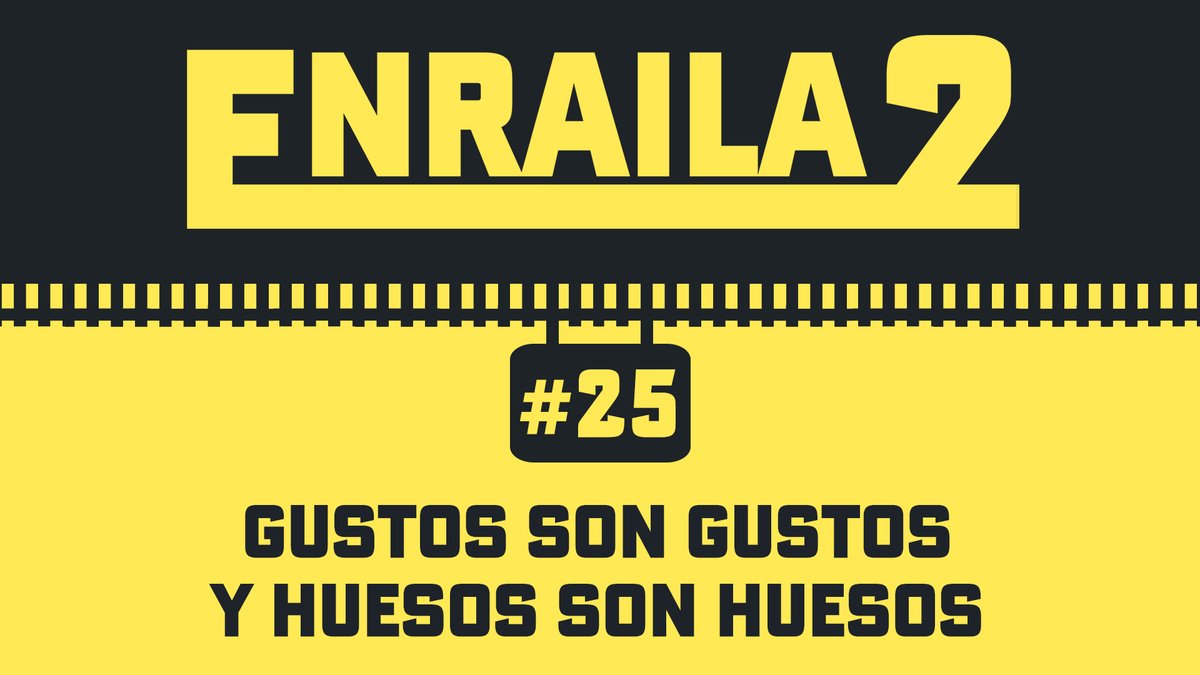 ⭐ ¡NUEVO EPISODIO DE ENRAILADOS PODCAST!

🚂 Episodio 25 con <a href="/Altnoee/">поее :) ノエエ ✰</a> como invitada especial, nos contó acerca de huesos y anime :)

🧉 Spotify: open.spotify.com/episode/1wu5OY…
🧉 YouTube: youtu.be/z042x7w1lWc

¡RT y Like ayudan un montón a este proyecto! ❤