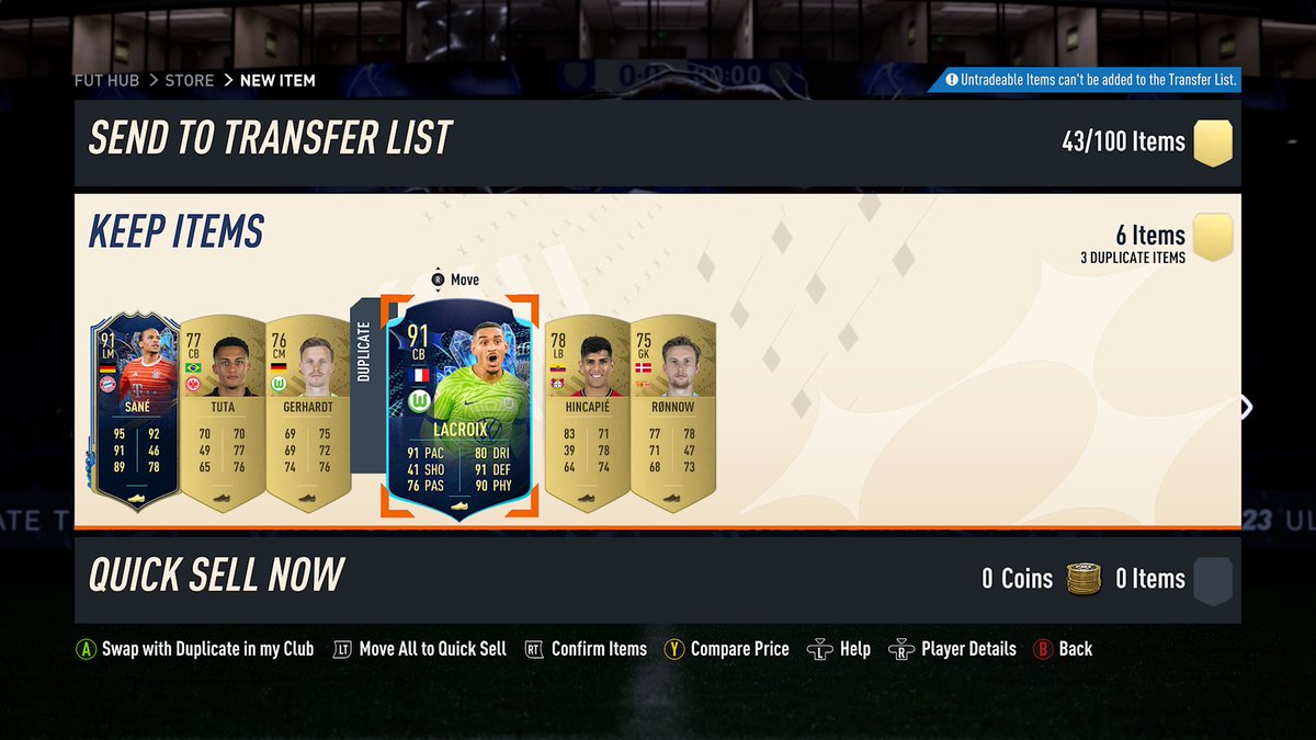 GameWithDK1's tweet image. Not bad for my 2nd upgrade pack! #XboxShare #FIFA23 #upgradepack #TOTS