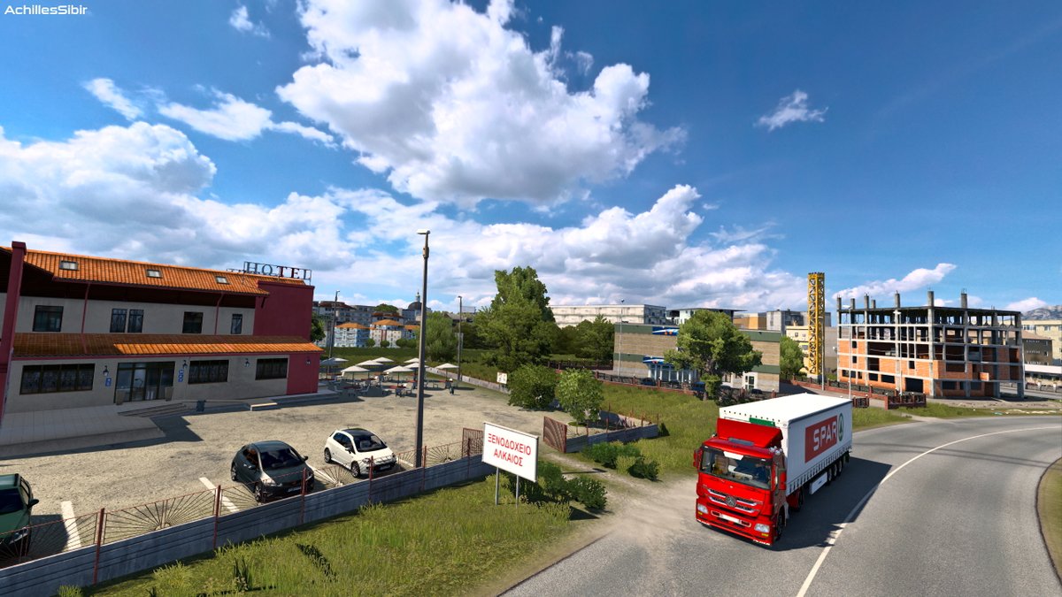 AchillesSibir's tweet photo. ProMods 2.65
Komotini (GR) #2
Some gyros and souvlaki for the trip...😄😜
#ets2 #EuroTruckSimulator2 #BestComunityEver #SCSsoftware #achillessibir #promods #ProModsETS2 #Dotecmods https://t.co/daSTJk5pqr