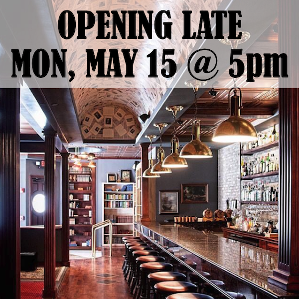 ThompsonsFTW's tweet photo. Just a heads up that we will be opening 2 hours late on Monday, May 15th at 5pm. Thanks for your patience and understanding. https://t.co/AEGfqBJhlt