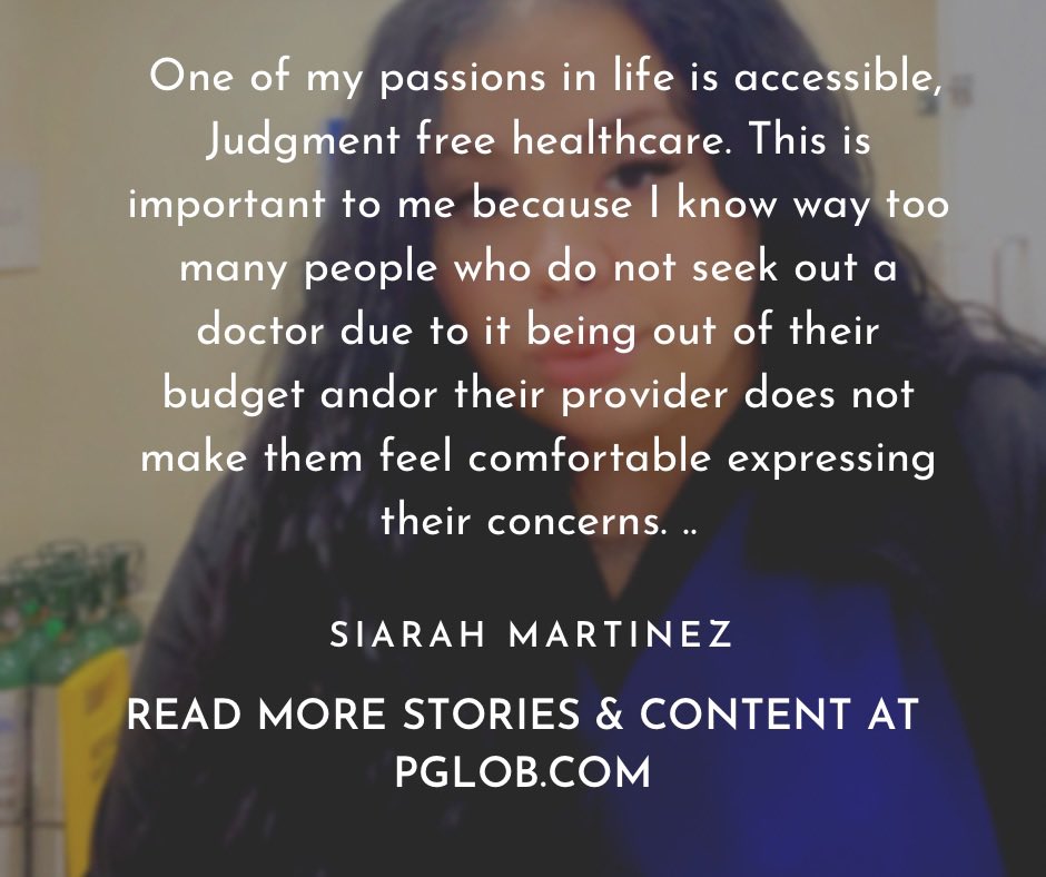 pglobally27's tweet photo. One of my passions in life is accessible, Judgment free healthcare. This is important to me because I know way too many people who do not seek out a doctor due to it being out of their budget and/ or their provider does not make them feel comfortable expressing their concerns. https://t.co/d9x00Xmp7E