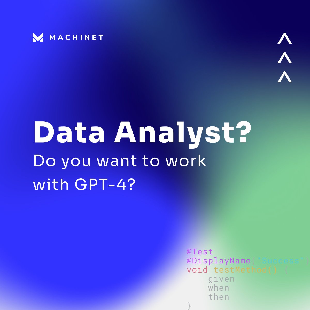 MachinetNet's tweet image. Machinet is looking for a data analyst to work together on advanced AI models such as ChatGPT and GPT-4. #ai #data #work #hiring