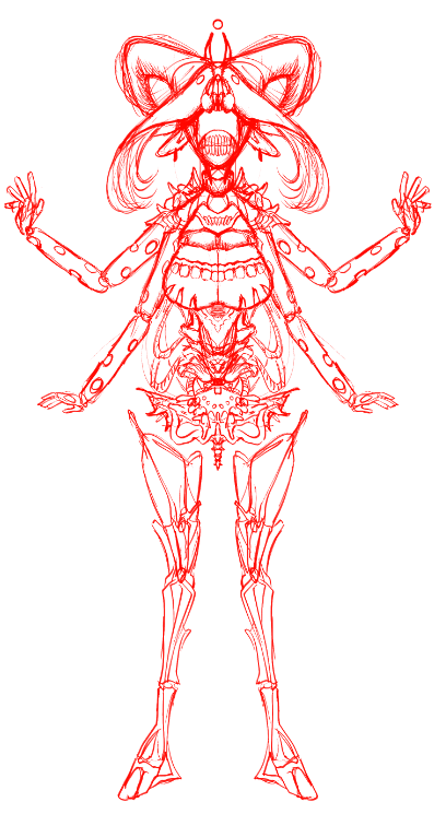 KuuArubin0's tweet photo. May 15th doodle #drawmay
eldritch puppet design i might shape up a bit more https://t.co/9HIqOImEJZ