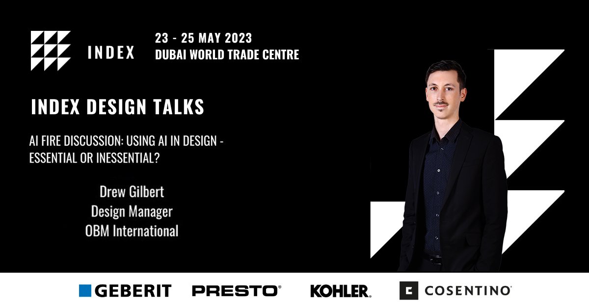 Looking forward to joining the panel next week at <a href="/INDEXDubai/">INDEX</a> design talks discussing #artificalintelligence ! <a href="/obmintl/">OBM International</a> 

#ai #aiarchitecture #midjourney #dalle2 #stablediffusion #MidjourneyAI #digitalarchitecture #futures #indexdesigntalks #index