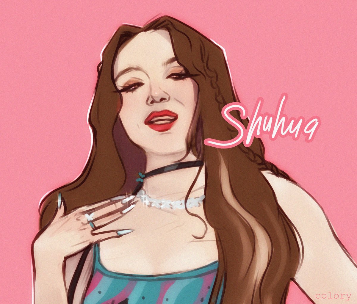"Take a photo"

#GIDLE  #SHUHUA #Queencard #I_feel