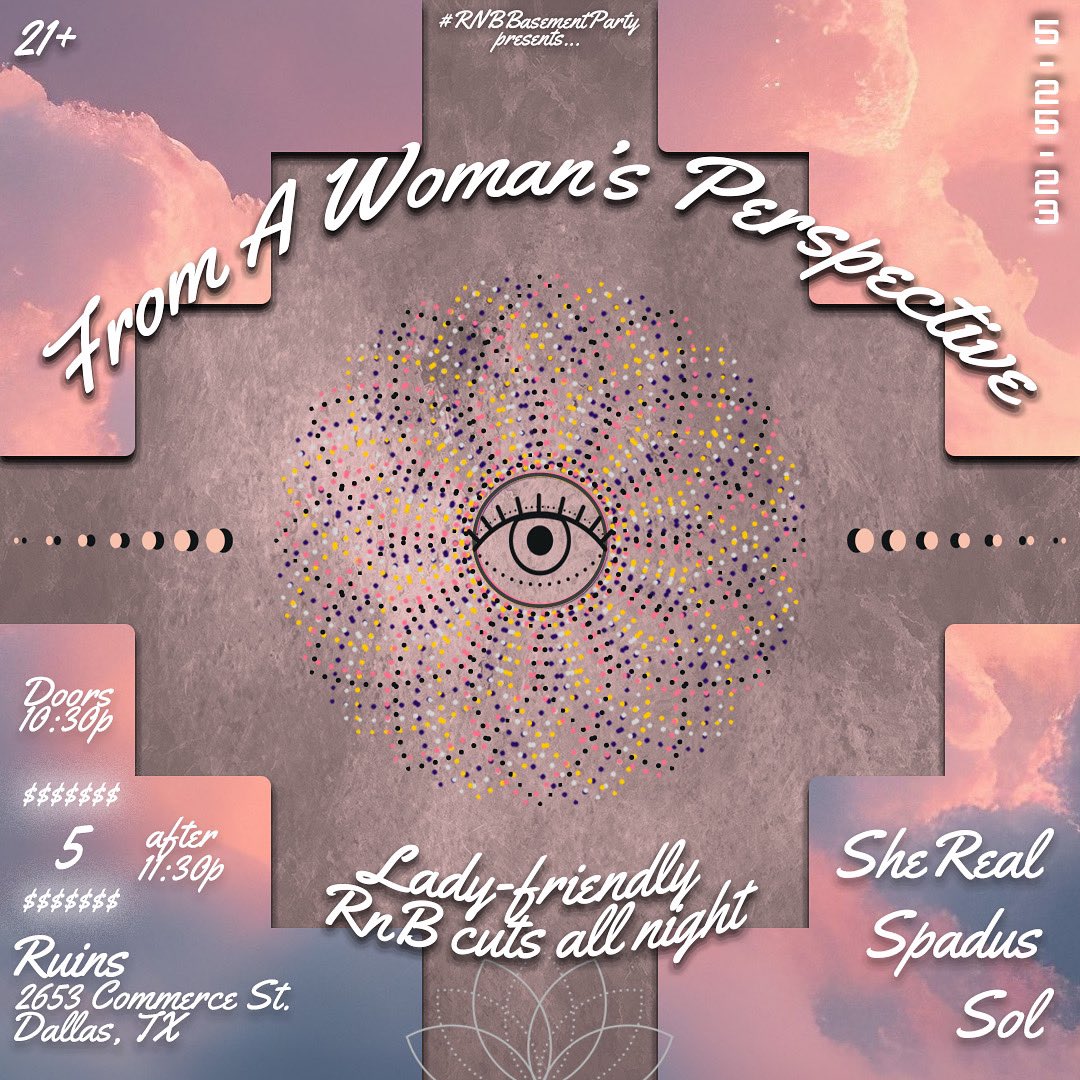 RNBBPTX's tweet image. ANNOUNCING:
5/25
#RNBBasementParty embarks on an RNB journey from a woman’s perspective💕

Tickets: bit.ly/MayRNB