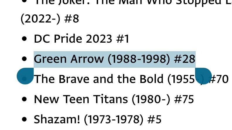 MORE GREEN ARROW (1988) ISSUES ARE BEING UPLOADED TO DC UNIVERSE INFINITE!!!